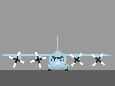 C-130輸送機　C-130 transport aircraft