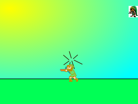 link vs. Little black ball multiplayer