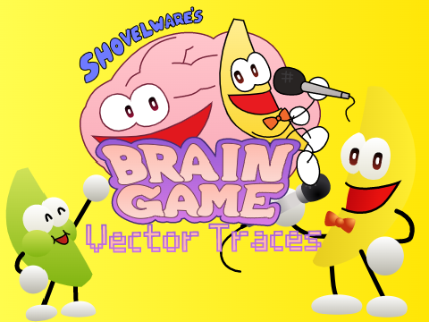 I drew these goobers (Shovelware's Brain Game)