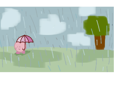 sad kirbo 