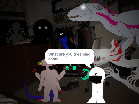 Add yourself stalking me as I sleep (9) remix