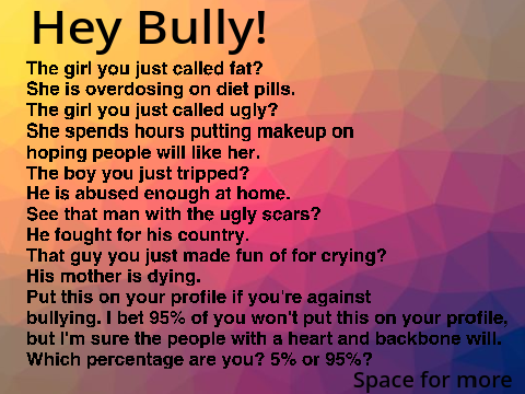 stop bullying! remix this NOW!!!!!!