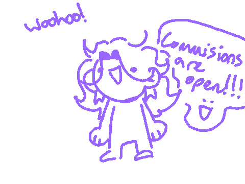 my commissions are open!!