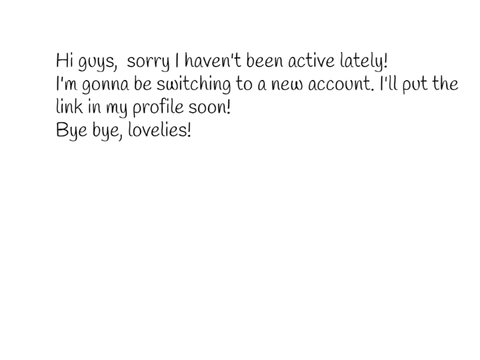see you soon! - notice
