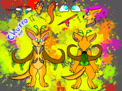 Churro (Fursona) Ref