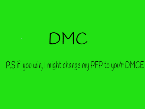  DMC contest for my followers
