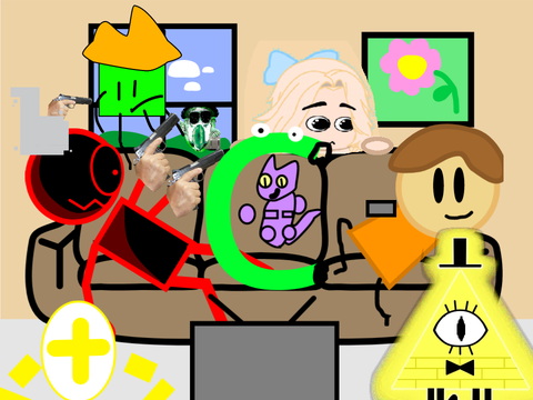 Add Yourself Watching TV remastered remix