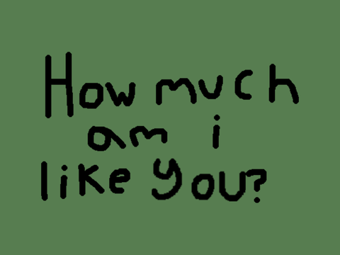 How much am I like you?
