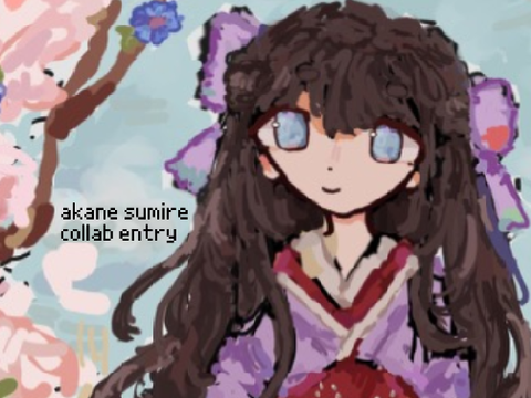akane sumire | tbhk art collab entry ☆