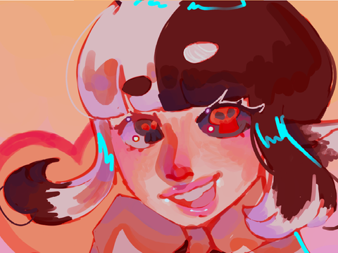 orange and brown hues . coloring tutorial