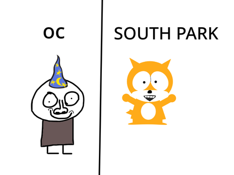 i will turn your oc into  a south park oc remix