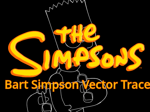 Bart Simpson Vector Trace