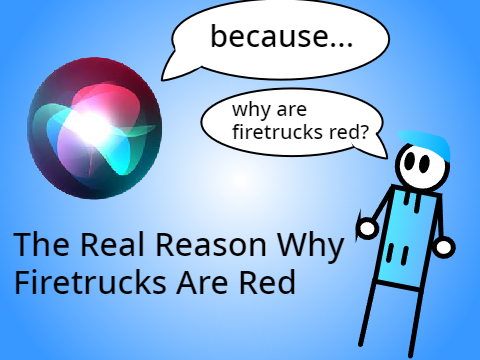 why firetrucks are red