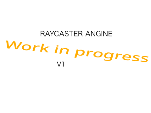 Raycasting engine - V1
