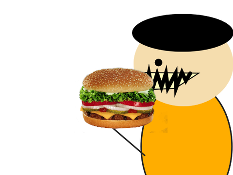 One extra tiny cheeseburger