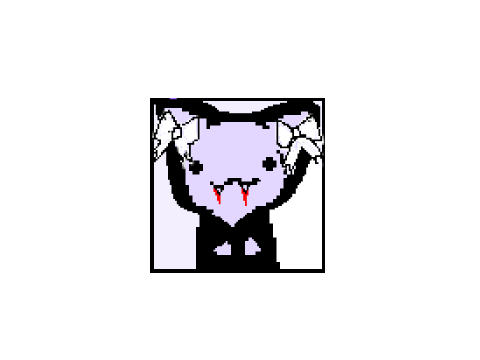 Chat vampire ! ATTENTION ! XDDDDDDDD
