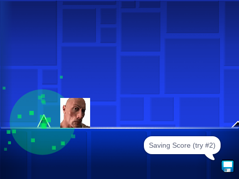 Geometry Dash but you can't see!!!
