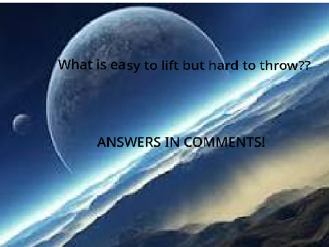 Hard riddle