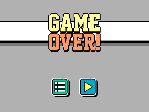 Bouncy Balls Win/Lose Screen
