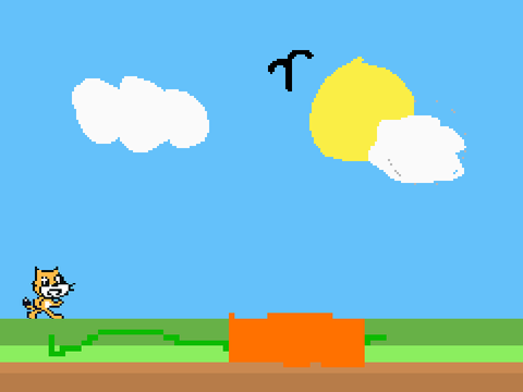 SCRATCH CAT PLATFORMER (pixel) contest version