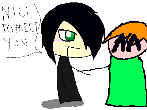 Add yourself shaking my hand