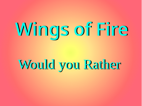 WoF Would you Rather remix remix