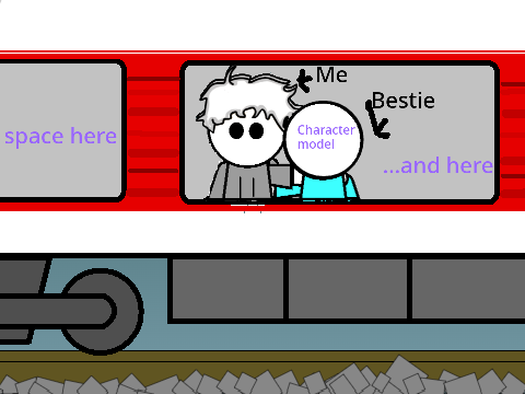 Add yourself on the train!