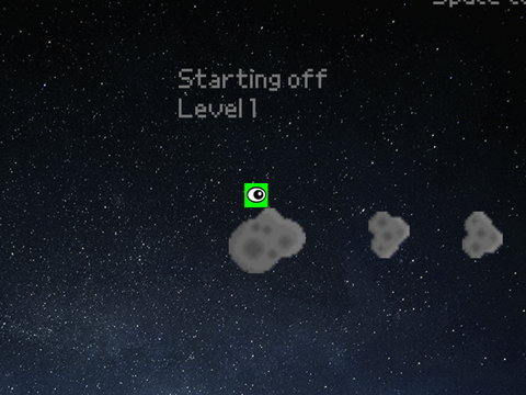 Lost In Space Scrolling Platformer #all #trending