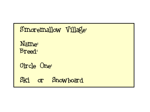 Ticket Template for RPG
