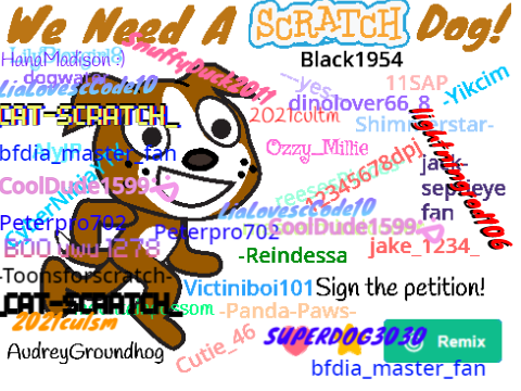 Petition to add a Scratch Dog!!!!(yes!!)