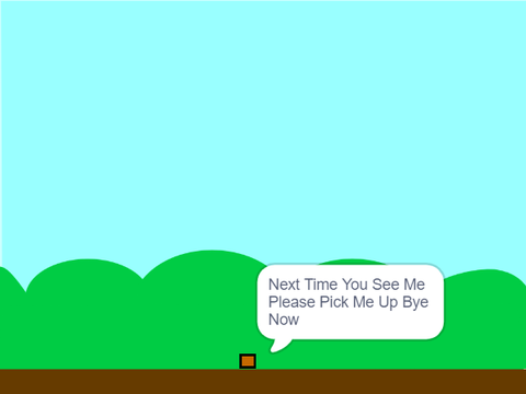 Pick up trash please