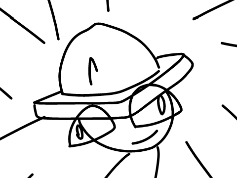 約1〜2ヶ月ぶりに描いたBinba.(((((