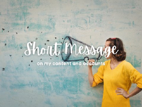 Short Message - On My Content