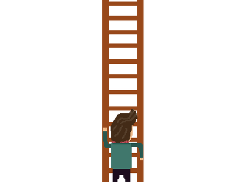 Ladder Climbing Animated (with controls) #TeamFox