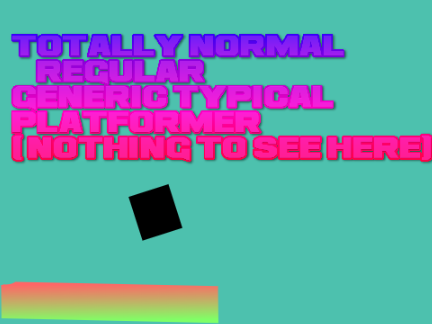 TOTALLY NORMAL GENERIC PLATFORMER #Games #all #Trending