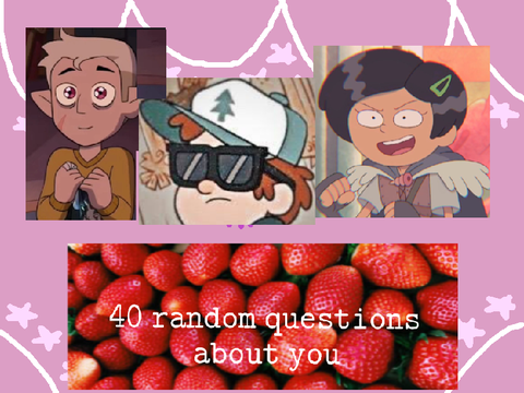 ✨ 40 random questions about me ✨  