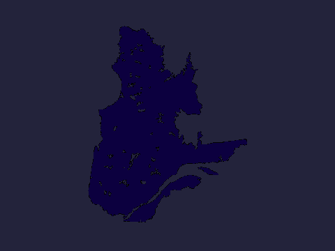 Map of Quebec