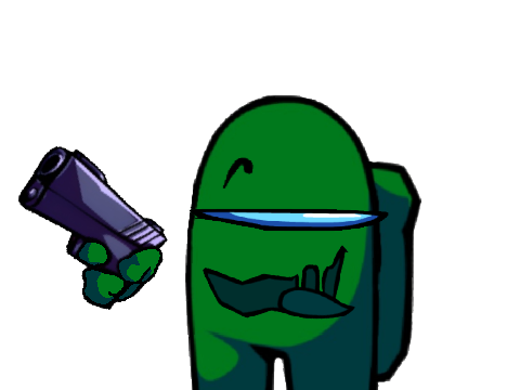 Green teachs Red how to shoot well (Unfinished Animation)
