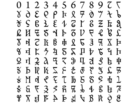 Vinci Firenze Argam Typeface Redone Vectors