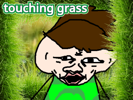 touching grass: || #animation #all