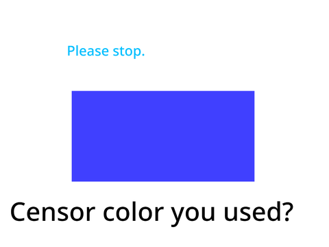 I hate censors