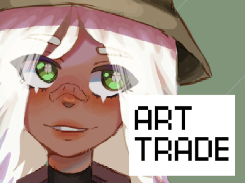 art trade w/ @inkquince