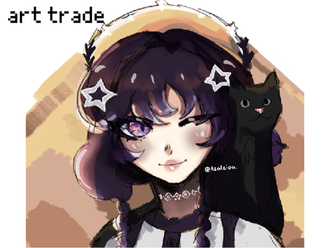 art trade with @frogofcake <3