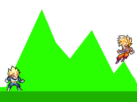 Combat Goku VS Végéta 