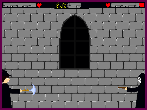 The Harry Potter Duelling Game with gold