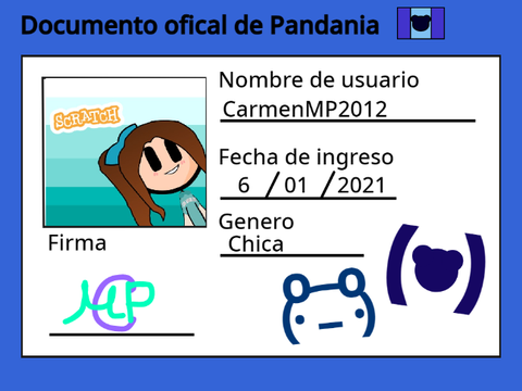 Documento oficial de Pandania remix