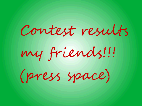 THE RESULTS!!!