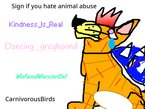 Sign if you hate animal abuse!