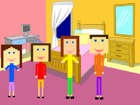 Family pixel art