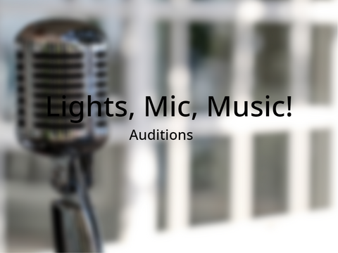 ♬ Lights, Mic, Music! Auditions ♬ remix